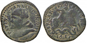 Paolo V (1605-1621) Ferrara - Quattrino 1613 A. VIII - Munt. 234 CU (g 2,88)
MB