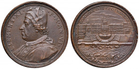 Clemente XI (1700-1721) Medaglia A. VI 1706 - Opus: Hamerani - AE (g 21,88 - Ø 39 mm) RR Colpetti e screpolature sul bordo
SPL
