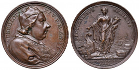 Benedetto XIV (1740-1758) Medaglia A. II 1742 - Opus: Hamerani - AE (g 14,50 - Ø 32 mm) RR
qFDC