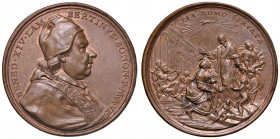 Benedetto XIV (1740-1758) Medaglia A. VI 1746 - Opus: Hamerani - AE (g 20,30 - Ø 39 mm) Rame rosso
FDC