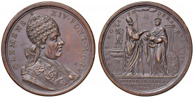 Clemente XIV (1769-1774) Medaglia A. IV 1772 - Opus: Cropanese - AE (g 16,15 - Ø 37 mm)
SPL