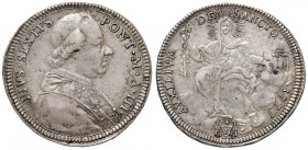 Pio VI (1774-1799) Mezzo scudo 1777 A. III - Munt. 23 AG (g 13,22)
BB