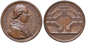 Pio VI (1775-1799) Medaglia. A. III 1777 - Opus: Hamerani - AE (g 15,00- Ø 36 mm)
SPL