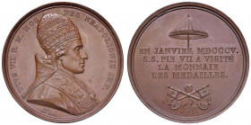Pio VII (1800-1823) Medaglia 1805 A. V - Opus: Druoz - AE (g 38,00 - Ø 41 mm) RR 
FDC