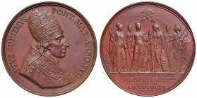 Pio VII (1800-1823) Medaglia A. XVII - Opus: Brandt - AE (g 30,51)
FDC