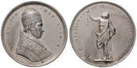 Leone XII (1823-1829) Medaglia - Opus: Cerbara - MA (g 39,09 - Ø 42 mm) Colpi al bordo, macchie
BB