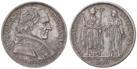Pio VIII (1829-1830) 30 Baiocchi 1830 A. II - Nomisma 112 AG (g 7,92)
SPL+