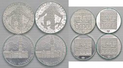 AUSTRIA Repubblica Lotto di quattro monete in AG come da foto da esaminare
FDC-FS
