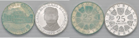 AUSTRIA Repubblica Lotto di due monete in AG come da foto da esaminare
FDC