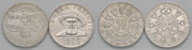 AUSTRIA Repubblica Lotto di due monete in AG come da foto da esaminare
BB-FDC