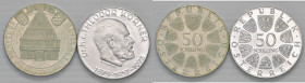 AUSTRIA Repubblica Lotto di due monete in AG come da foto da esaminare
FDC-FS