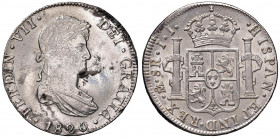 MESSICO Ferdinando VII (1808-1821) 8 Reales 1820 JJ - KM 111.5 AG (g 26,99) Colpo al bordo, depositi al D/. Pesantemente lucidata
BB