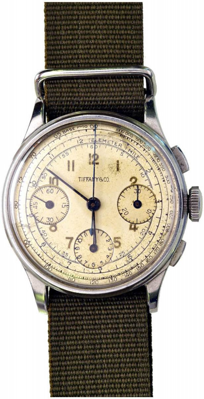 OROLOGIO MATHEY-TISSOUT segnatempo ideato per le forze armate - movimento a cari...