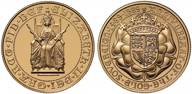 PF69 UCAM | Elizabeth II (1952 -), gold proof Two Pounds, 1989, struck for the 5...