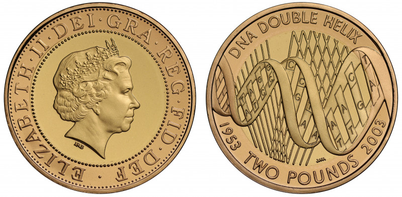 PF69 UCAM | Elizabeth II (1952 -), gold proof Two Pounds, 2003, struck for the 5...