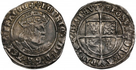 Henry VIII (1509-47), silver Groat, second coinage (1526-44), Tower mint, initial mark lis/rose mule, crowned bust in profile right, Laker bust D, Lat...