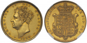 PF63 CAM | George IV (1820-30), gold proof Sovereign, 1826, second bare head left, date below neck, legend and toothed border surrounding, GEORGIUS IV...