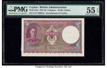 Ceylon Government of Ceylon 2 Rupees 4.8.1943 Pick 35a PMG About Uncirculated 55 EPQ. 

HID09801242017

© 2020 Heritage Auctions | All Rights Reserved...