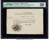 Costa Rica Filibuster War Various Denominations 1856-57 Pick UNL PMG Very Fine 30. Minor repairs and previous mounting are noted on this example.

HID...