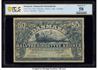 Denmark National Bank 50 Kroner 1942 Pick 32d PCGS Banknote Choice AU 58. 

HID09801242017

© 2020 Heritage Auctions | All Rights Reserved