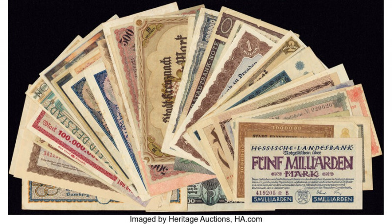 Germany Notgeld Group Lot of 199 Examples Very Fine or Better. 

HID09801242017
...