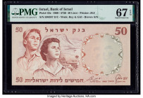 Israel Bank of Israel 50 Lirot 1960 / 5720 Pick 33e PMG Superb Gem Unc 67 EPQ. 

HID09801242017

© 2020 Heritage Auctions | All Rights Reserved