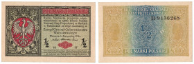 GG, 1/2 marki polskiej 1916 Generał