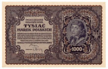 II Rzeczpospolita, 1000 marek polskich 1919 III SERJA G