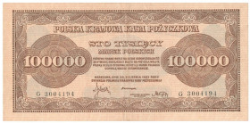 II RP, 100.000 marek polskich 1923 G