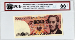 PRL, 100 złotych 1975 H - PCG 66EPQ