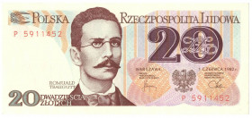 PRL, 20 złotych 1982 P