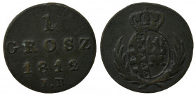 Duchy of Warsaw, 1 groschen 1812