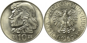 Peoples Republic of Poland, 10 zloty 1969 Kosciuszko