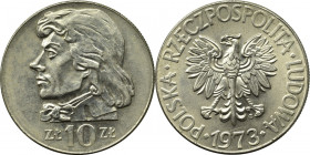 Peoples Republic of Poland, 10 zloty 1973 Kosciuszko