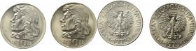 PRL, zestaw 10 złotych Kościuszko 1972-1973 (2 egzemplarze)