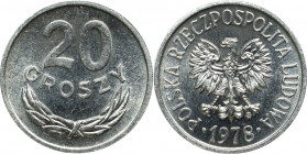 Peoples Republic of Poland, 20 groschen 1978