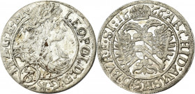 Schlesien under Habsburgs, Leopold I, 3 kreuzer 1666, Breslau