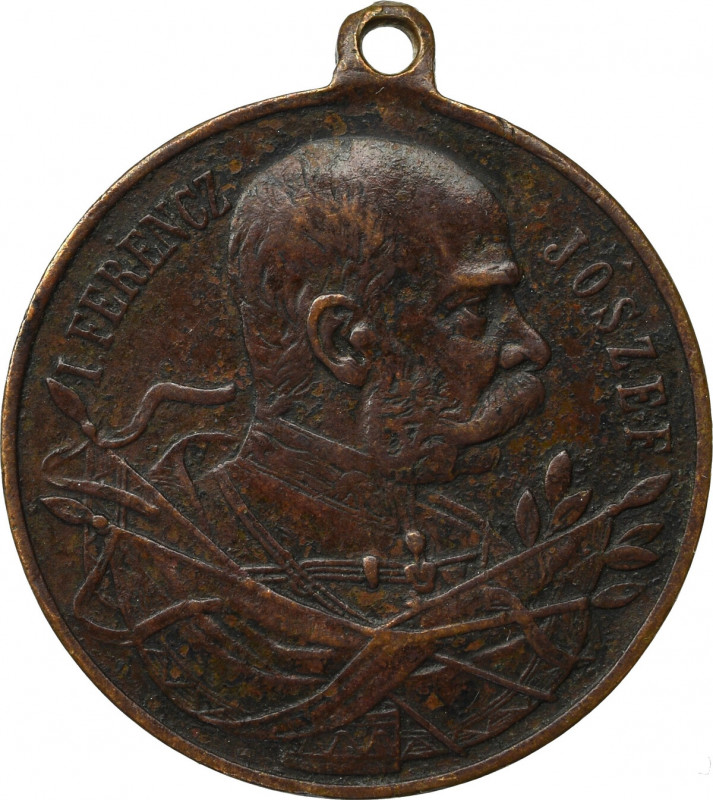 Austro-Węgry, Medal Manewry 1901 Ładny medal pamiątkowy manewrów z 1901 roku. Pa...