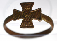 Germany, Patriotic ring with Iron Cross