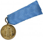 II RP, Miniatura Medalu XV-lecia Odzyskania Dostępu do Morza 1935 - srebro Reising