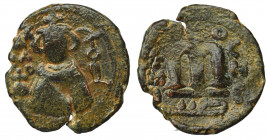 Umaiyyads, follis forgery (660-690 AD), Emesa