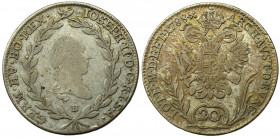Austria, Joseph II, 20 kreuzer 1788