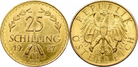Austria, 25 schilling 1927, Wienn