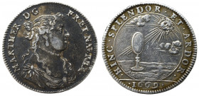 France, Marie Theresia, Jeton 1669 - HINC SPLENDOR ET ADOR