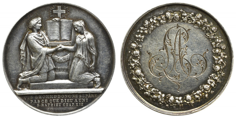 France, Medal Srebro, waga 13,8 g. 
Grade: XF 

Medale zagraniczne
