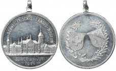 Switzerland, Medal commemorative opening Landesmuseum Zurich 1898