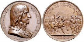 Deutsche Medaillen. 
Personenmedaillen. 
Napoleon I. Bonaparte (1769-1821). Bronzemed. 1798, v. Bovy, auf Bonaparte als Oberbefehlshaber in Ägypten ...