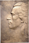 Deutsche Medaillen. 
Personenmedaillen. 
Schiller, Friedrich v. (1759-1805). Große, einseitige Bronzegussplakette 1909 anlässl. seines 150. Geburtst...