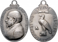 Deutsche Medaillen. 
Berlin. 
Silberne Rathenau-Medaille der AEG, gestift. 1908 (verliehen bis Anfang der 30er Jahre, u.a. an Mitglieder der Aufsich...