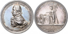 Deutsche Medaillen. 
Brandenburg-Preußen. 
Friedrich Wilhelm III. 1797-1840. Silbermed. 1803, von D. F. Loos und J. V. Döll, auf die Huldigung von H...